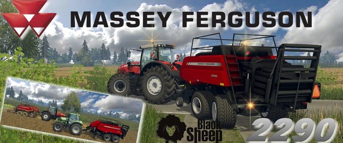 Pressen Baler Massey Ferguson 2290 Landwirtschafts Simulator mod