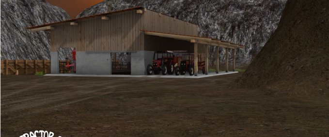 Gebäude Kuhstall Landwirtschafts Simulator mod