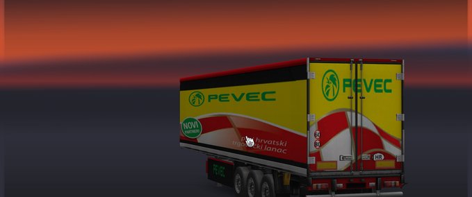 Trailer Pevec Trailer Kühltransporter Eurotruck Simulator mod