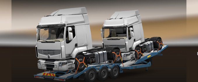 Trailer Trailer Pack Transporter Truck  Eurotruck Simulator mod