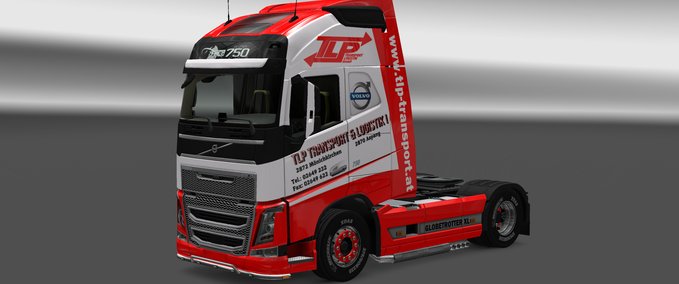 Skins TLP Transport Logistik Volvo FH16 Eurotruck Simulator mod