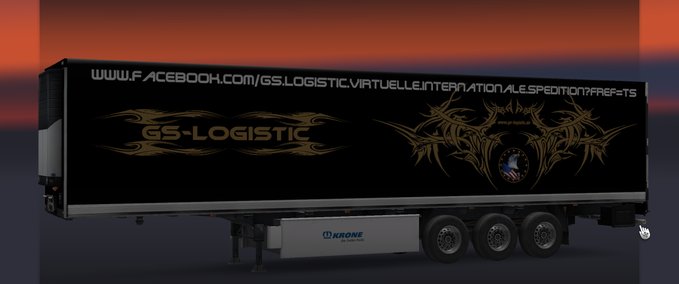 Trailer GS - Logistic Werbetrailer Pack  Eurotruck Simulator mod