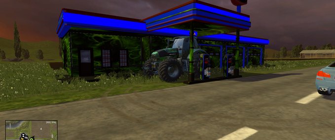Platzierbare Objekte NOS Hardcore Tankstelle Landwirtschafts Simulator mod
