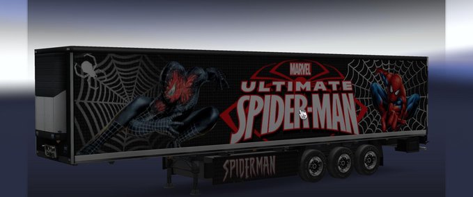 Skins Trailer Skin Spiderman Eurotruck Simulator mod