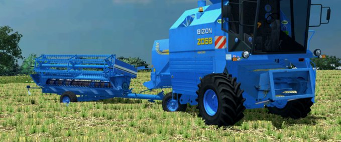 Ostalgie Bizon Rekord Z 058 New Holland Landwirtschafts Simulator mod