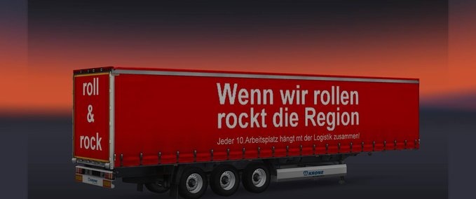 Standalone-Trailer Wenn wir Rollen,Rockt die Region Eurotruck Simulator mod