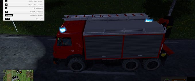 Feuerwehr RW Kran Landwirtschafts Simulator mod