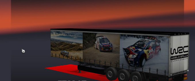 Trailer Wrc trailer Eurotruck Simulator mod