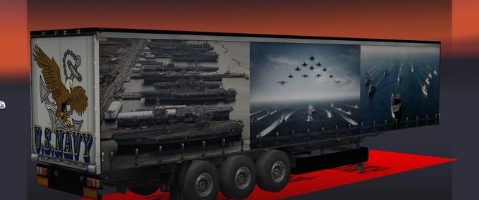 Trailer Us Navy Trailer Eurotruck Simulator mod
