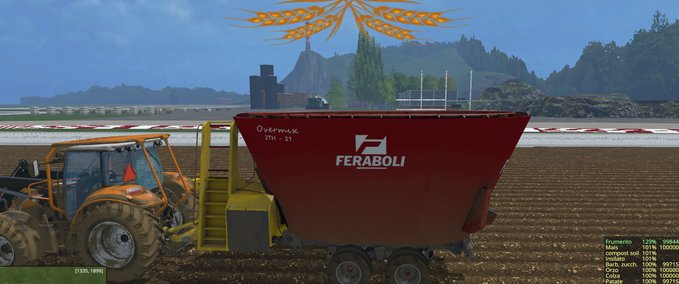 Sonstige Anhänger Feraboli Overmix 2TH 21 Landwirtschafts Simulator mod