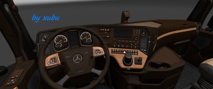 Interieurs Mercedes 2014 Holz Eurotruck Simulator mod