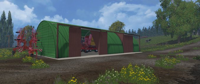 Platzierbare Objekte Schnellbau Hangar Landwirtschafts Simulator mod