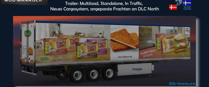 Standalone-Trailer JBK-Cooler Tillmans (Toasty, new) Eurotruck Simulator mod