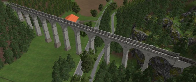Objekte Modulares Viadukt für Bahn Landwirtschafts Simulator mod