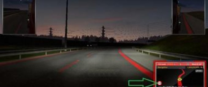 Mods SPEED ON ROAD 190  Eurotruck Simulator mod