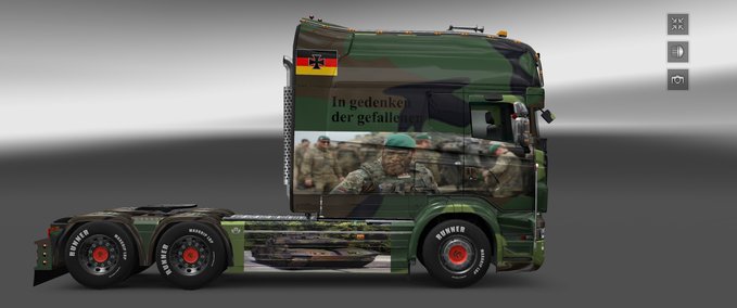 Scania in gedanken der Gefallenen Eurotruck Simulator mod