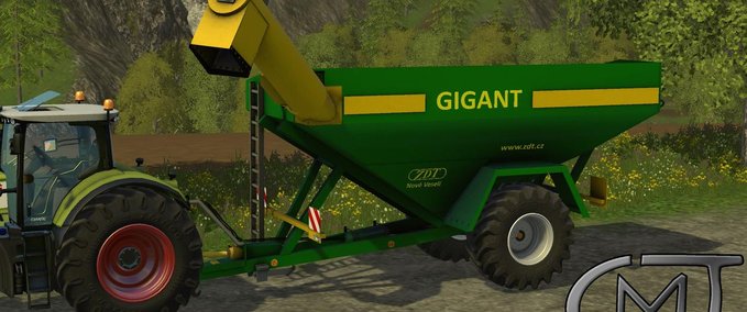 Überladewagen ZDT Gigant Landwirtschafts Simulator mod