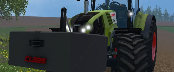 Gewichte Claas 1800KG Frontgewicht Landwirtschafts Simulator mod