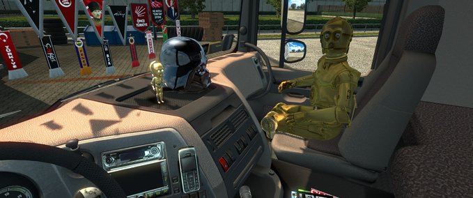 Interieurs Leistung Star Wars DLC Eurotruck Simulator mod