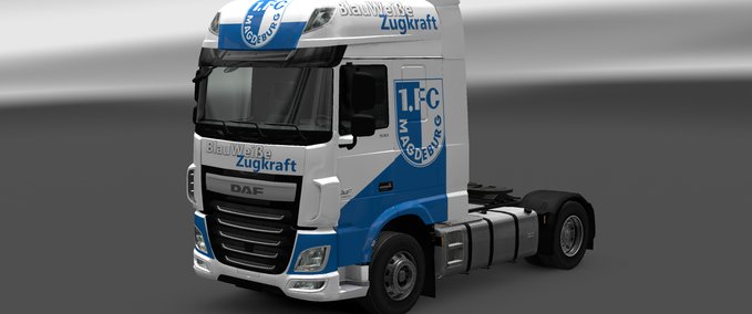Skins Daf 1.FC Magdeburg Eurotruck Simulator mod