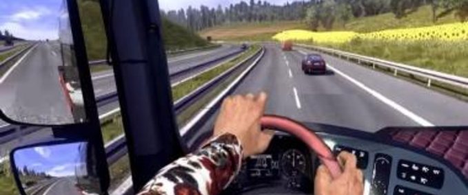 Sonstige HANDS ON STEERING WHEEL Eurotruck Simulator mod