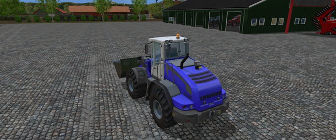 Bagger & Radlader Liebherr L538 AWS Blue Edition Landwirtschafts Simulator mod