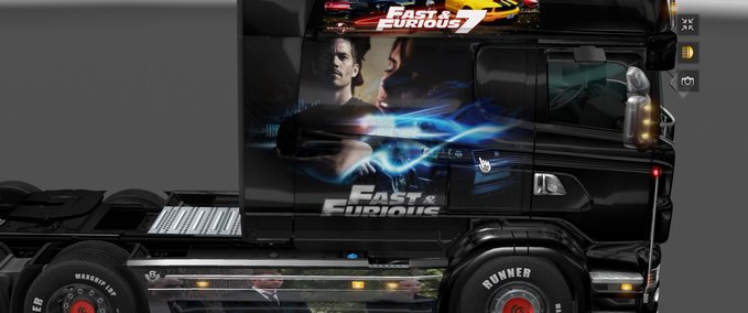 Scania The Fast 7 Paul Walker Eurotruck Simulator mod