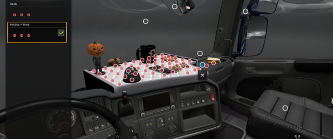Sonstige DLC Cabin Zubehör  Tabelle Eurotruck Simulator mod