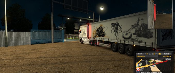 Trailer Ghostrider  Eurotruck Simulator mod