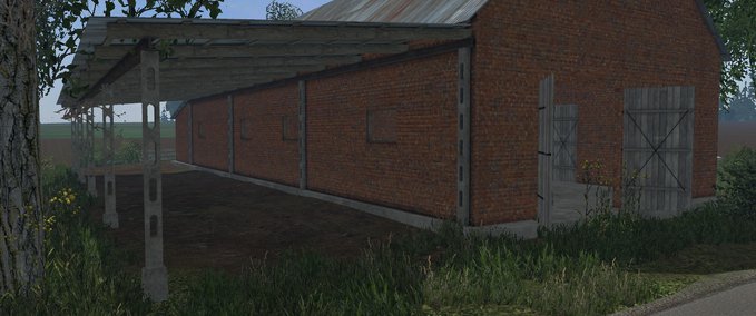 Gebäude mit Funktion Barn with shelter Landwirtschafts Simulator mod