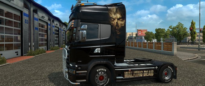 Skins The walking dead Scania  Eurotruck Simulator mod