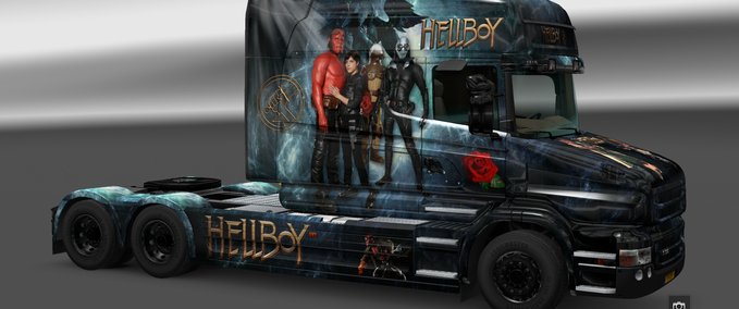 Skins Hellboy Eurotruck Simulator mod