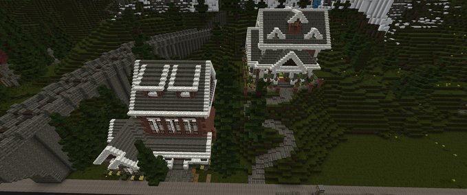 Maps kleines Stadthaus Minecraft mod