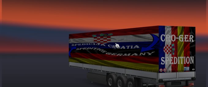 Trailer Cro Ger Spedition Schmitz Trailer Eurotruck Simulator mod