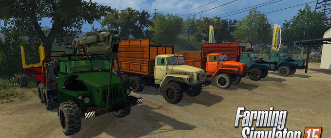 Mod Packs Ural Fahrzeug Set Landwirtschafts Simulator mod