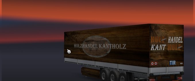 Trailer Holzhandel Kantholz Eurotruck Simulator mod
