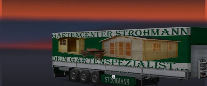 Trailer Gartencenter Strohmann  Eurotruck Simulator mod