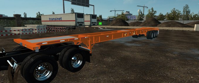 Standalone-Trailer Fahrgestelle Container 53ft Eurotruck Simulator mod