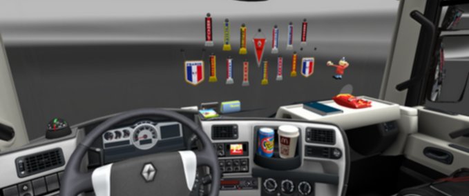Interieurs Addons for DLC Kabine Eurotruck Simulator mod