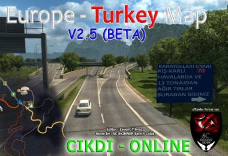 Ets2 Europe Turkey Map V 25 Maps Mod Für Eurotruck Simulator 2