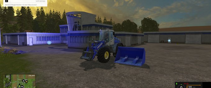 Feuerwehr THW Radlader Schaufel Landwirtschafts Simulator mod