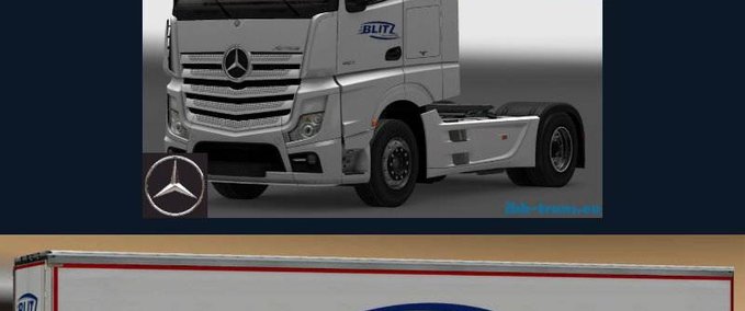 Standalone-Trailer JBK Combo Blitz Transport Eurotruck Simulator mod