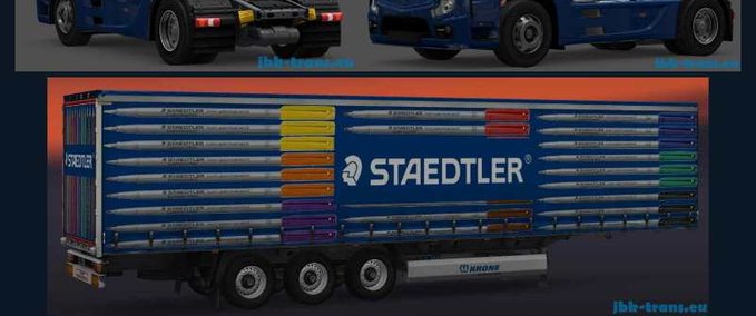 Standalone-Trailer JBK Combo  STAEDTLER Eurotruck Simulator mod