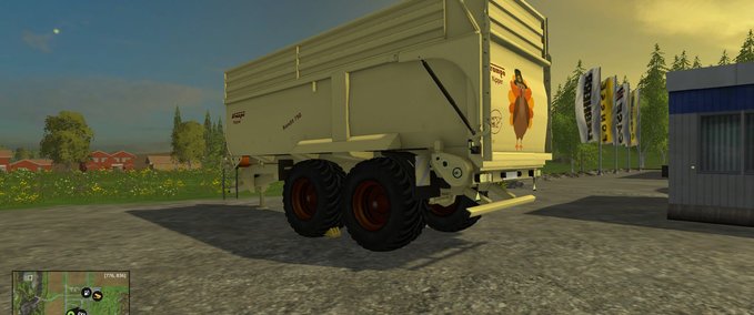 Auflieger Krampe Bandit 750  Landwirtschafts Simulator mod