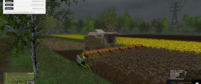 Mähwerke Vario1200 Sunflower Landwirtschafts Simulator mod