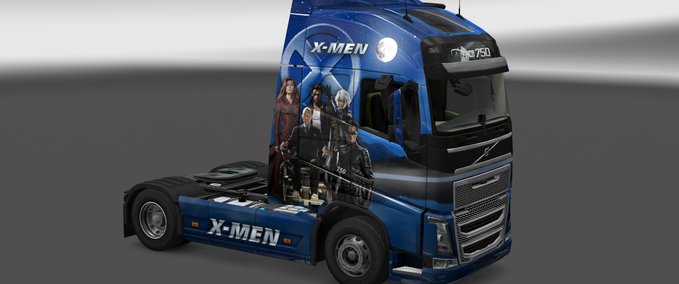 Skins X Men Eurotruck Simulator mod