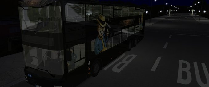 Bus Skins MAN DD Fallout 4 OMSI 2 mod