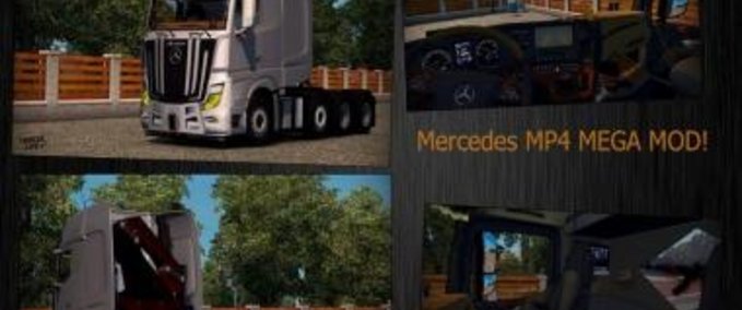 Mercedes MERCEDES MP4 4163 SLT 1.22.X Eurotruck Simulator mod