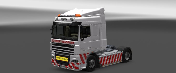 Skins Daf XF Schwertrsanport  Eurotruck Simulator mod