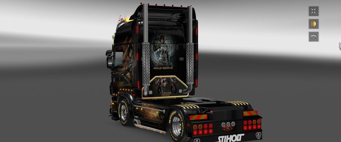 Scania RJL Cyborg Skin Eurotruck Simulator mod